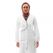 روپوش پزشکی خضرا مدل نیم یقه کد 31300
