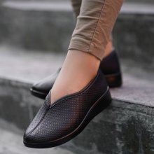 کفش طبی زنانه اصیل تبریز مدل گیسو پولکی